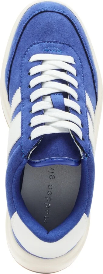 Madden Girl Navida Lace-Up Low-Top Platform Sneakers - Blue/White Multi - Image 4