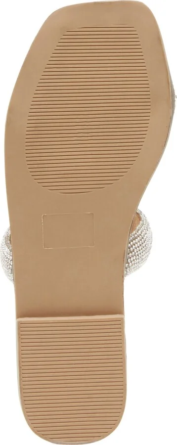 Madden Girl Partly Rhinestone Two-Band Slide Sandals - Image 9