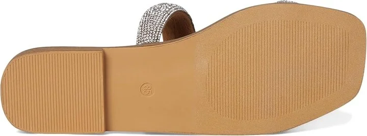 Madden Girl Partly Women's Dress Sandals Silver : 6 M, Suede - Image 3