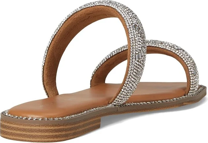 Madden Girl Partly Women's Dress Sandals Silver : 6 M, Suede - Image 4