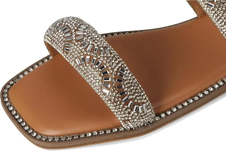 Madden Girl Partly Women's Dress Sandals Silver : 6 M, Suede - Image 7