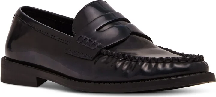 Madden Girl Prep Moc-Toe Tailored Loafer Flats