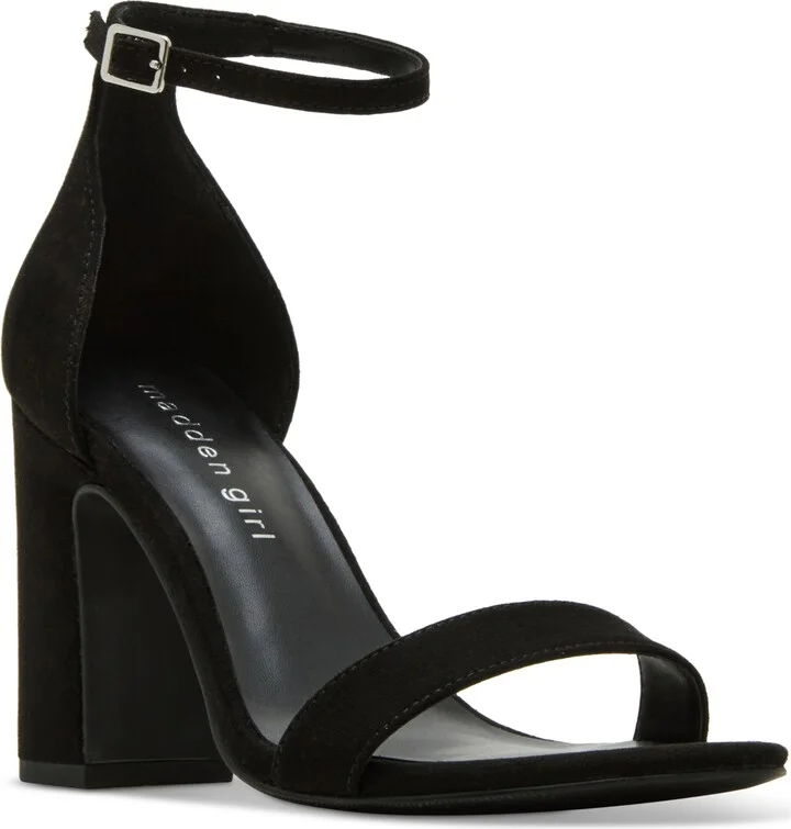 Madden Girl Sasha Two-Piece Block-Heel Dress Sandals