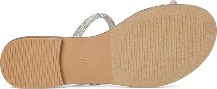 Madden Girl Spotlight-R Women's Dress Sandals Silver : 6 M, Suede - Image 3