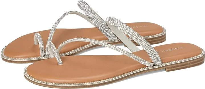 Madden Girl Spotlight-R Women's Dress Sandals Silver : 6 M, Suede