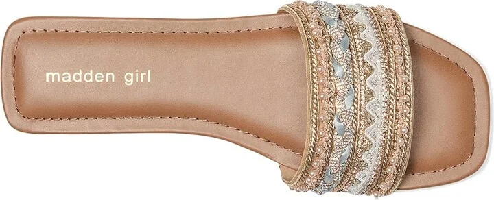 Madden Girl Threadd Women's Dress Sandals Blush : 6.5 M, Faux Leather - Image 2