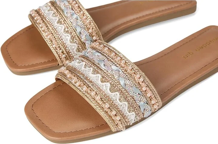 Madden Girl Threadd Women's Dress Sandals Blush : 6.5 M, Faux Leather - Image 7