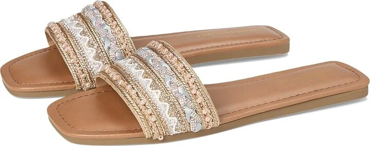 Madden Girl Threadd Women's Dress Sandals Blush : 6.5 M, Faux Leather