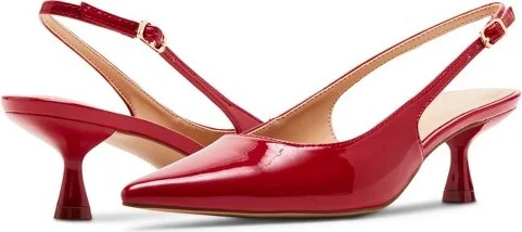 Madden Girl Valeriee Slingback Kitten-heel - - BLACK PAT - Image 3