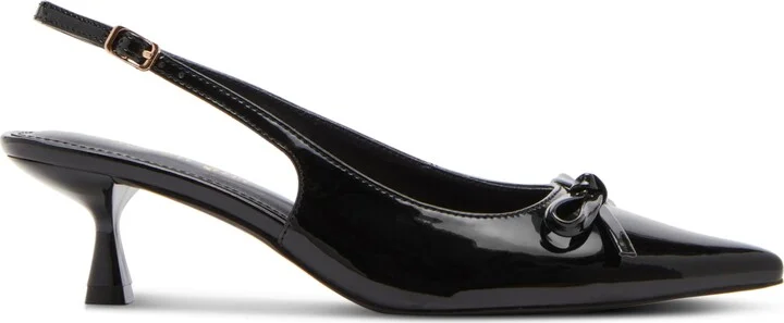 Madden Girl Vogue Bow Slingback Kitten-Heel Pumps - Image 2