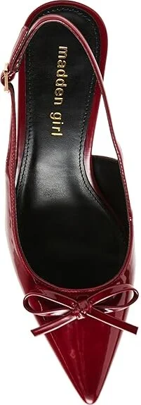 Madden Girl Vogue High Heels Dark Cherry Patent : 9.5 M, Leather - Image 2