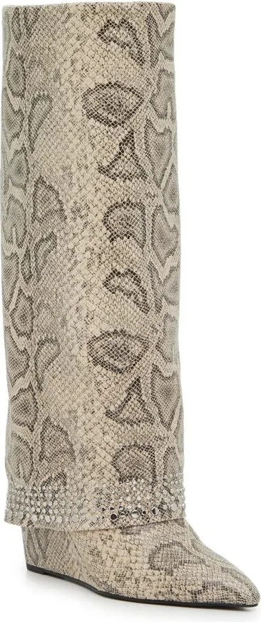 Madden Girl Wide Width Evander Wide Calf Foldover Boot