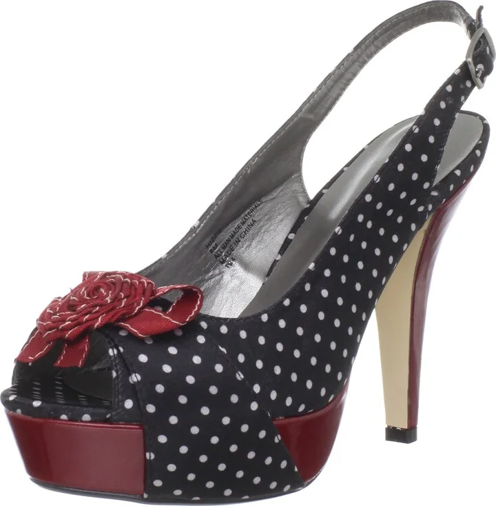 Black Polka Dot