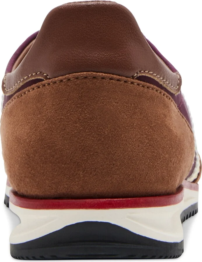 Madden Girl Women's Jumper Low Profile Retro Joggers - Burgandy/Brown Multi - Image 3
