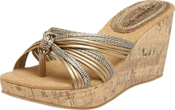 Madden Girl Women's Koctail Strappy Wedge Sandal