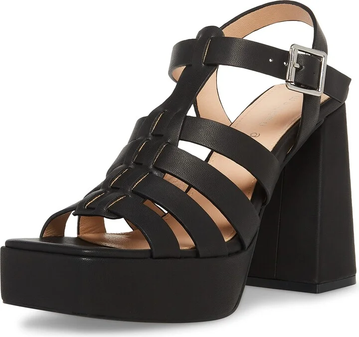 Madden Girl Women's Net Heeled Sandal