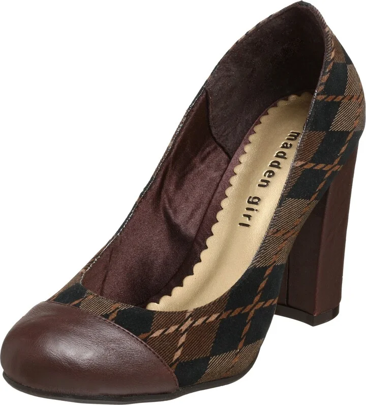 Madden Girl Women's Primaa Captoe Pump