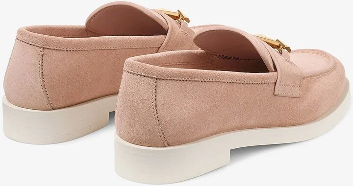 Maddie Diamond Suede Loafers - Image 2