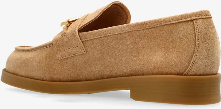 Maddie Diamond Suede Loafers - Image 2