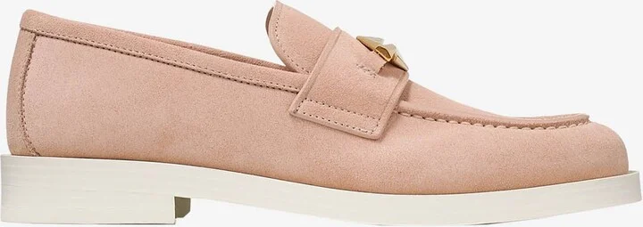 Maddie Diamond Suede Loafers