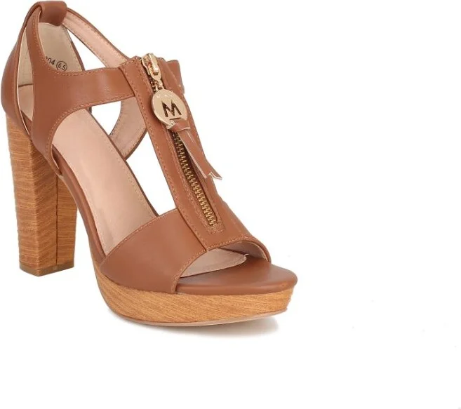 Maddie Women's Comfortable Platform Sandal Shoes with Zipper