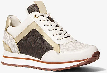 Maddy Two-Tone Logo Trainer
