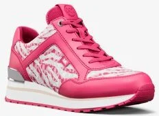 Maddy Zebra Print Signature Logo Trainer - Image 5