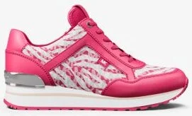 Maddy Zebra Print Signature Logo Trainer - Image 6