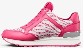 Maddy Zebra Print Signature Logo Trainer - Image 7