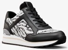 Maddy Zebra Print Signature Logo Trainer - Image 10