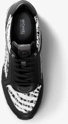 Maddy Zebra Print Signature Logo Trainer - Image 11