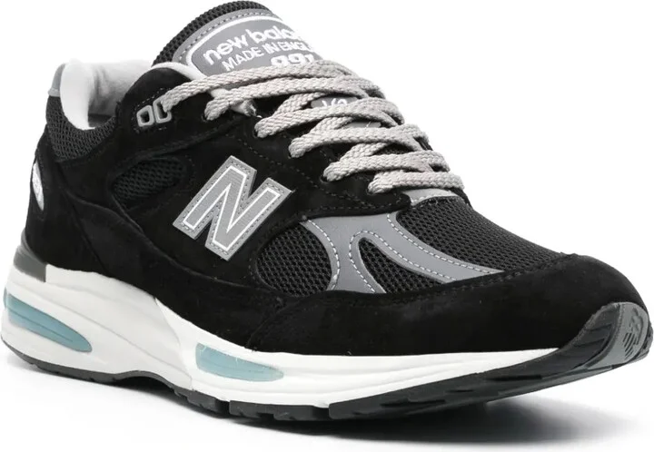 Made In UK 991v2 panelled sneakers - Image 2