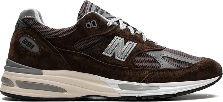 Made in UK 991v2 "Pinecone" sneakers