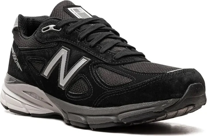 Made in USA 990v4 "Black/Silver" sneakers - Image 2