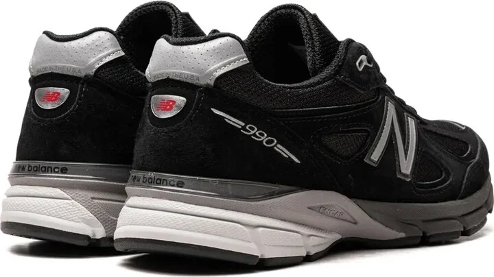 Made in USA 990v4 "Black/Silver" sneakers - Image 3