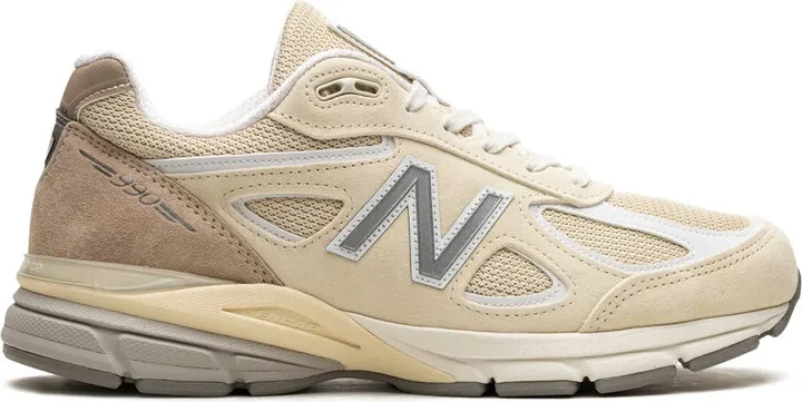 Made in USA 990v4 "Cream" sneakers