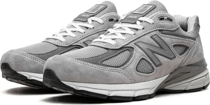 Made in USA 990v4 leather sneakers - Image 3