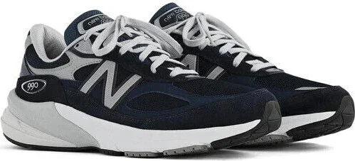 Made in USA 990v6 M990NV6 Sneakers Men's Navy White Running Shoes