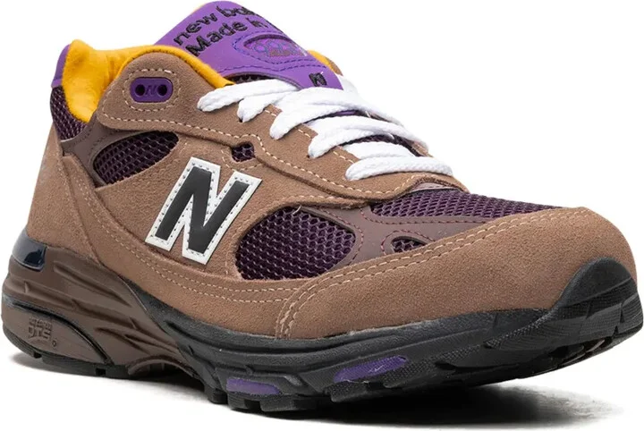 Made in USA 993 "Mushroom/Midnight Violet" sneakers - Image 2