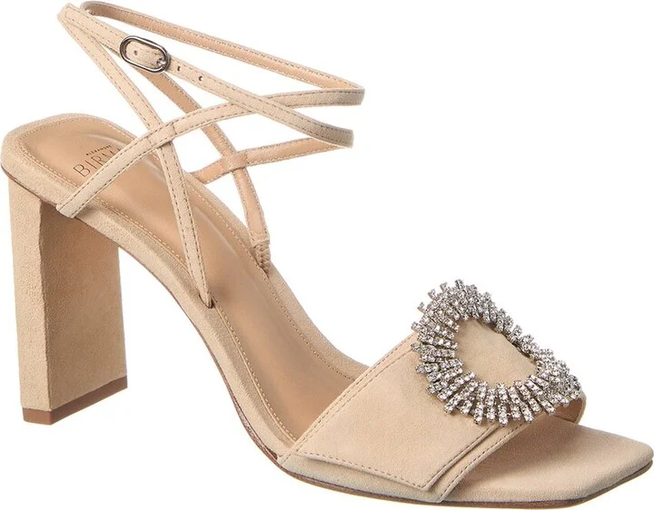 Madelina Pillar 85 Suede Sandal