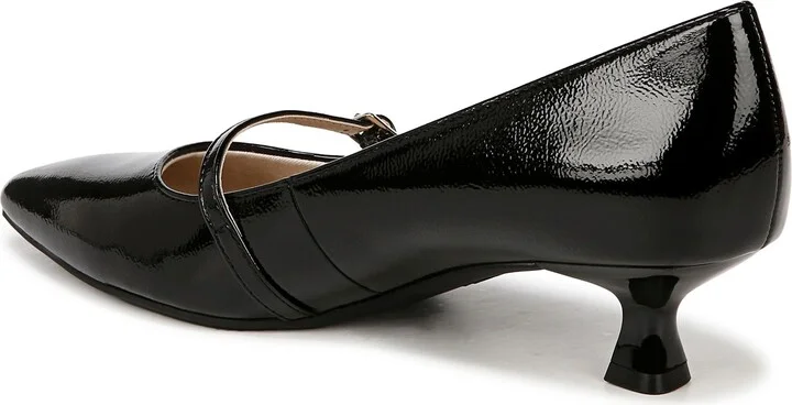 Madelyn Mary Jane Pointed Toe Kitten Heel Pump - Image 2