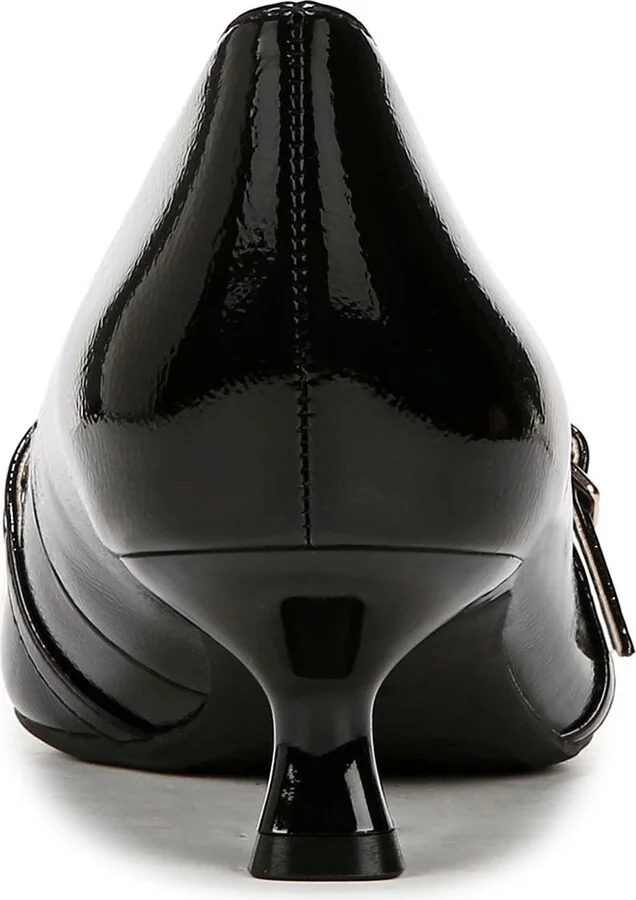 Madelyn Mary Jane Pointed Toe Kitten Heel Pump - Image 7