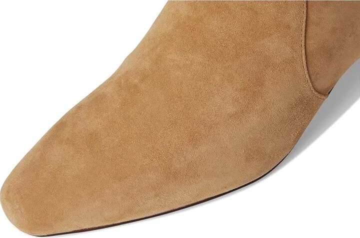 Madewell Dimes Kitten Heel Boot - Suede Women's Boots Tawny Khaki : 9.5 M, Leather/Suede - Image 2
