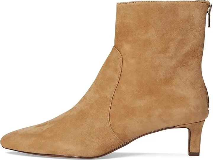Madewell Dimes Kitten Heel Boot - Suede Women's Boots Tawny Khaki : 9.5 M, Leather/Suede - Image 6