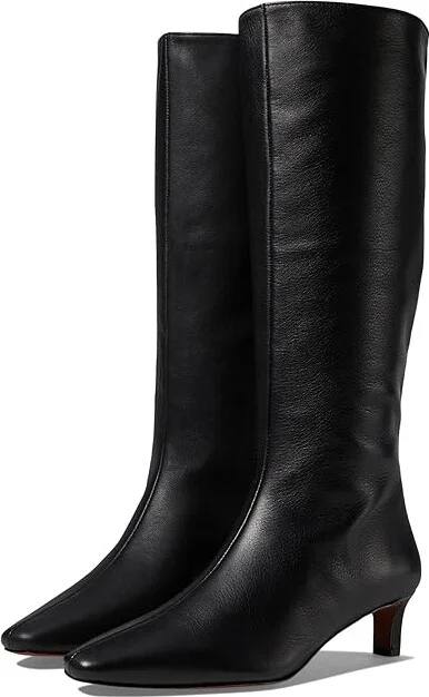 Madewell Dorchester Dimes Tall Boot Women's Boots True Black : 6.5 M, Leather