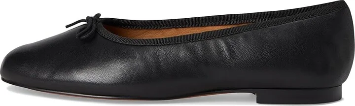 Madewell Francine Women's Flat Shoes True Black : 9.5 M, Leather - Image 6