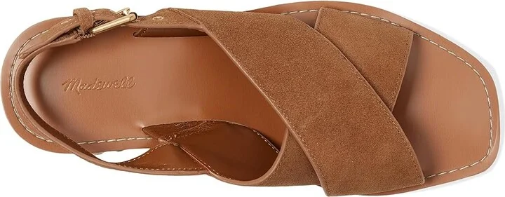 Madewell Gabriella Sandals (Flatform) Women's Dress Sandals Aged Cognac : 9.5 M, Leather - Image 2
