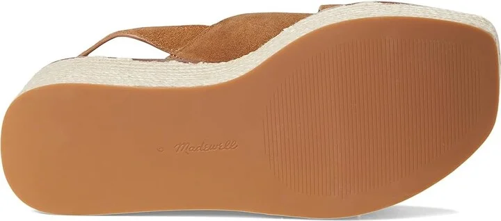 Madewell Gabriella Sandals (Flatform) Women's Dress Sandals Aged Cognac : 9.5 M, Leather - Image 3