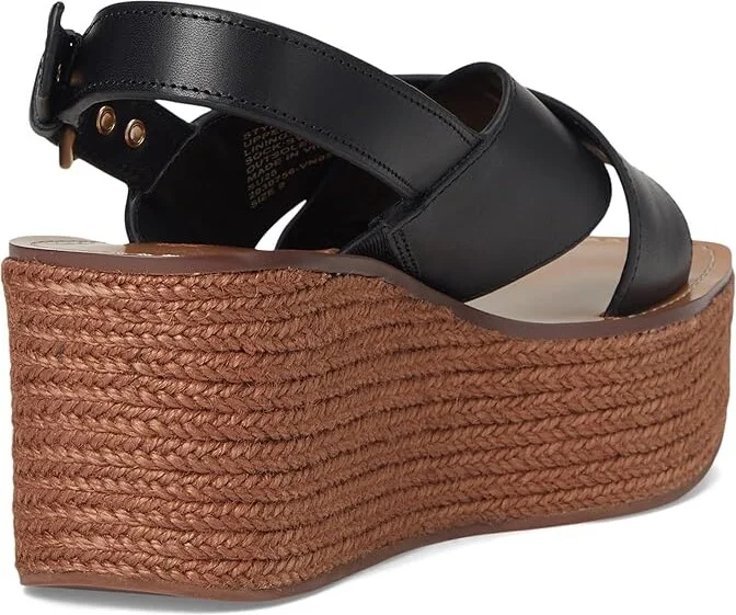 Madewell Gabriella Sandals (Flatform) Women's Dress Sandals True Black : 10 M, Leather - Image 4