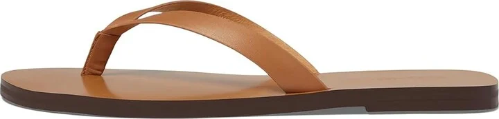 Madewell Greene Thong Slide Women's Sandals Desert Camel : 10 M, Leather/Rubber - Image 5